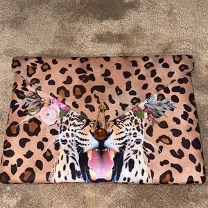 Clutch Or Laptop Holder Animal Print